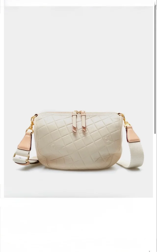 Cartera Crossbody Color Crema
