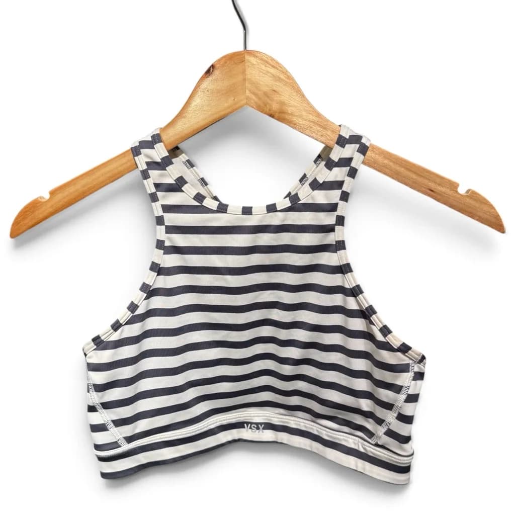 Top A Rayas Azul y Blanco