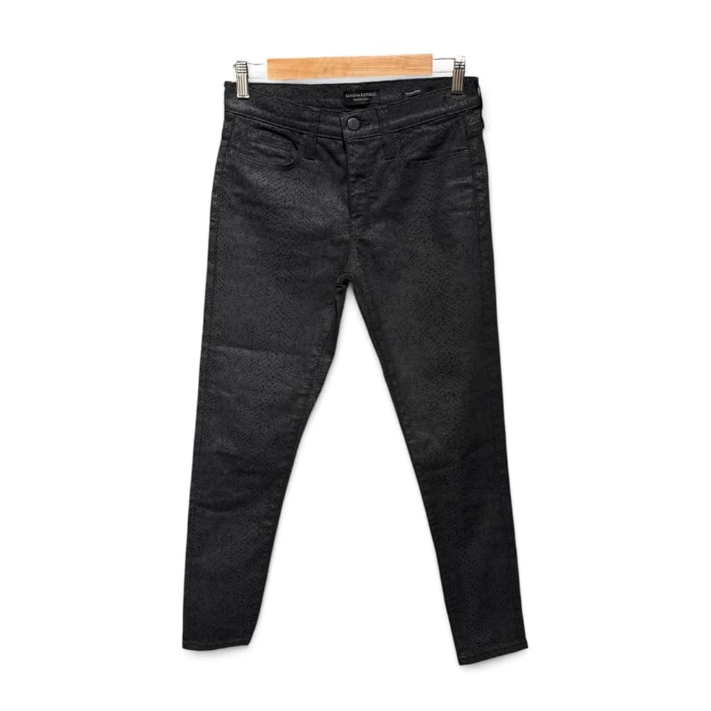 Jean Negro Snake Print