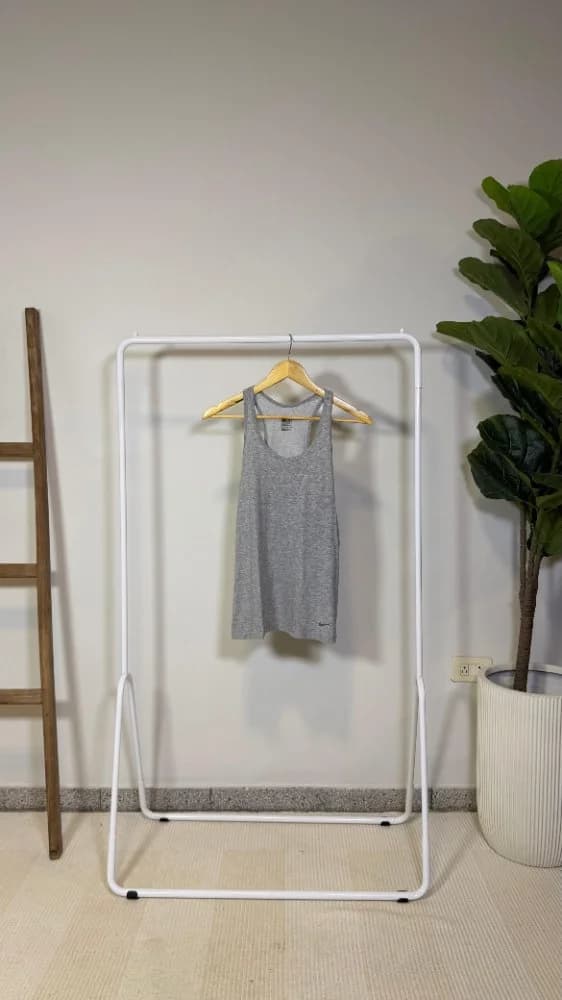 Camisilla Larga Algodón  Gris