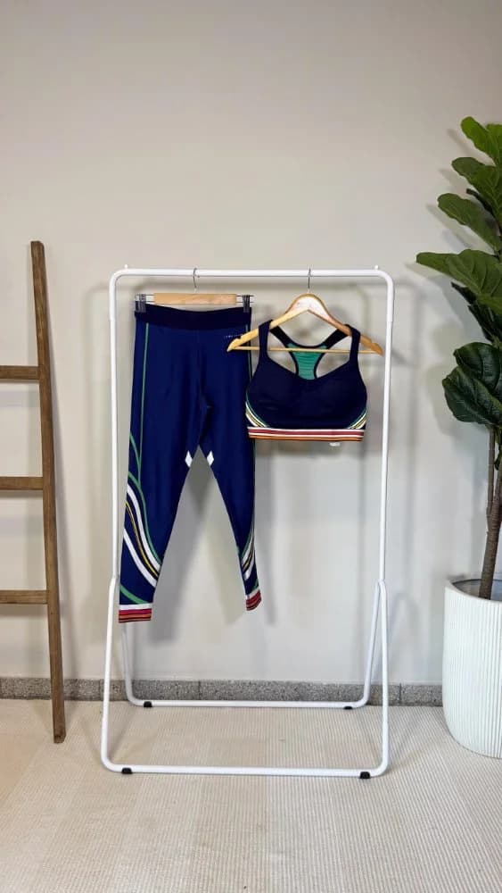 Set Azul y rayas