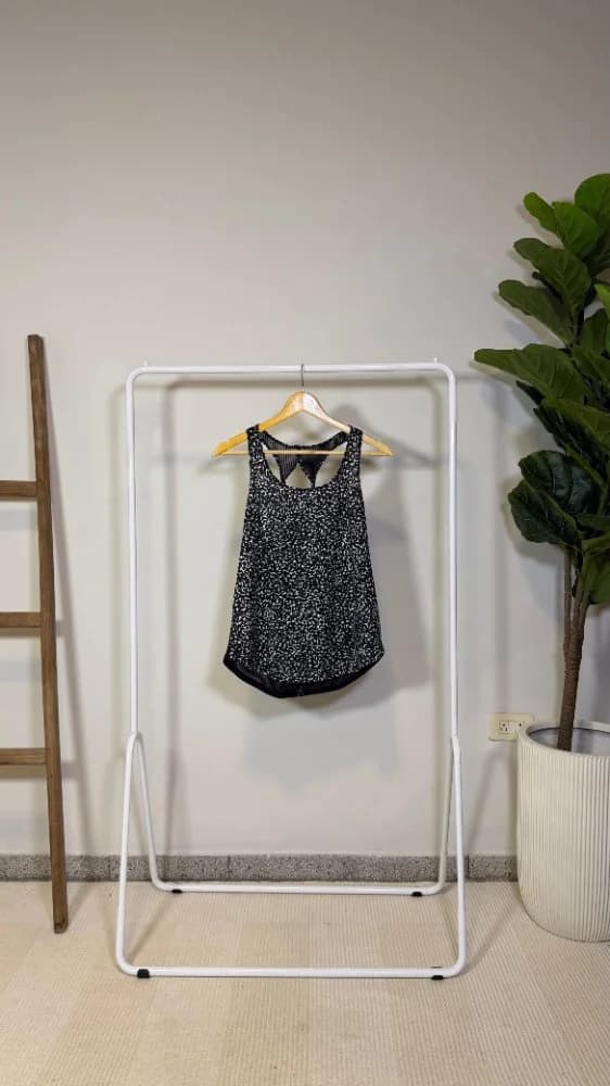 Camisilla Estampada y  espalda mesh