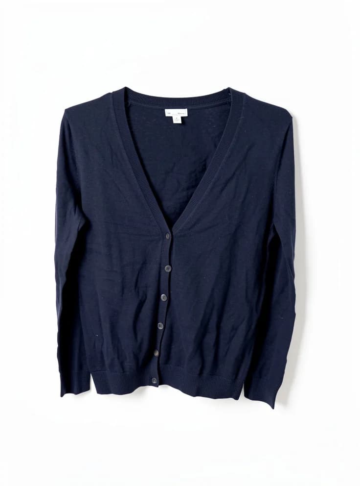Cardigan azul botones