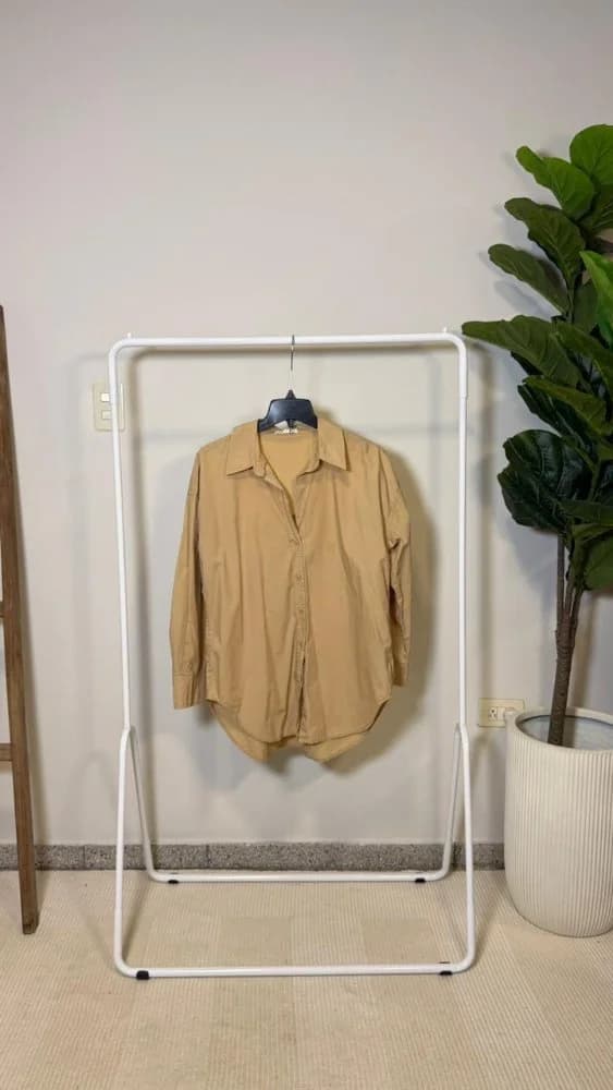 Camisa Beige Larga