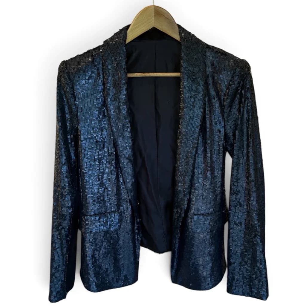 Blazer Negro de Lentejuelas