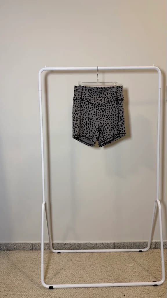 Ciclista animal print gris