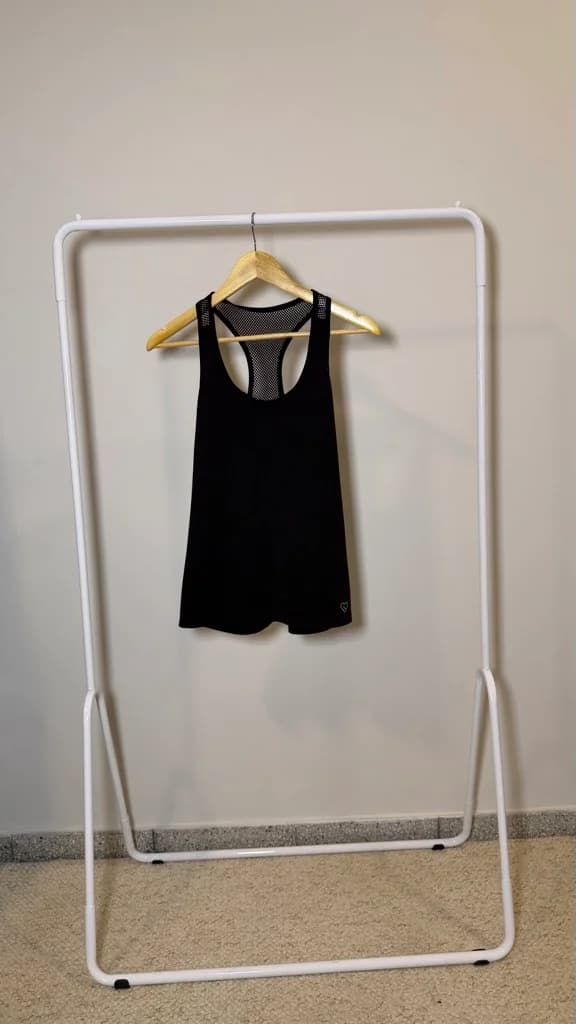 Camisilla negra mesh