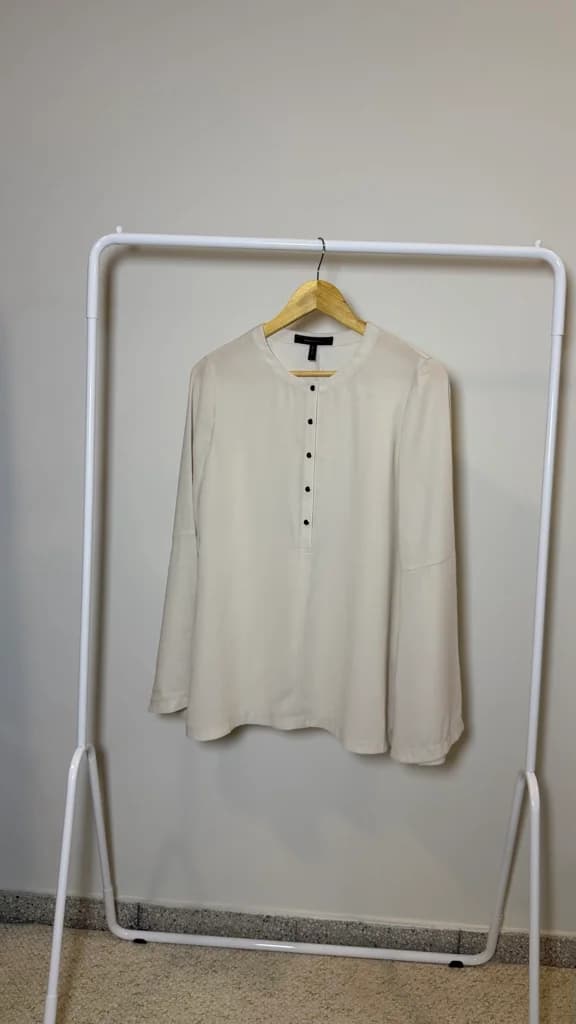 Camisa mangas largas blanca