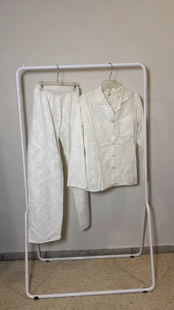 Pijama tipo broderie