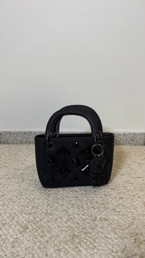 Cartera Mini Tote Negra