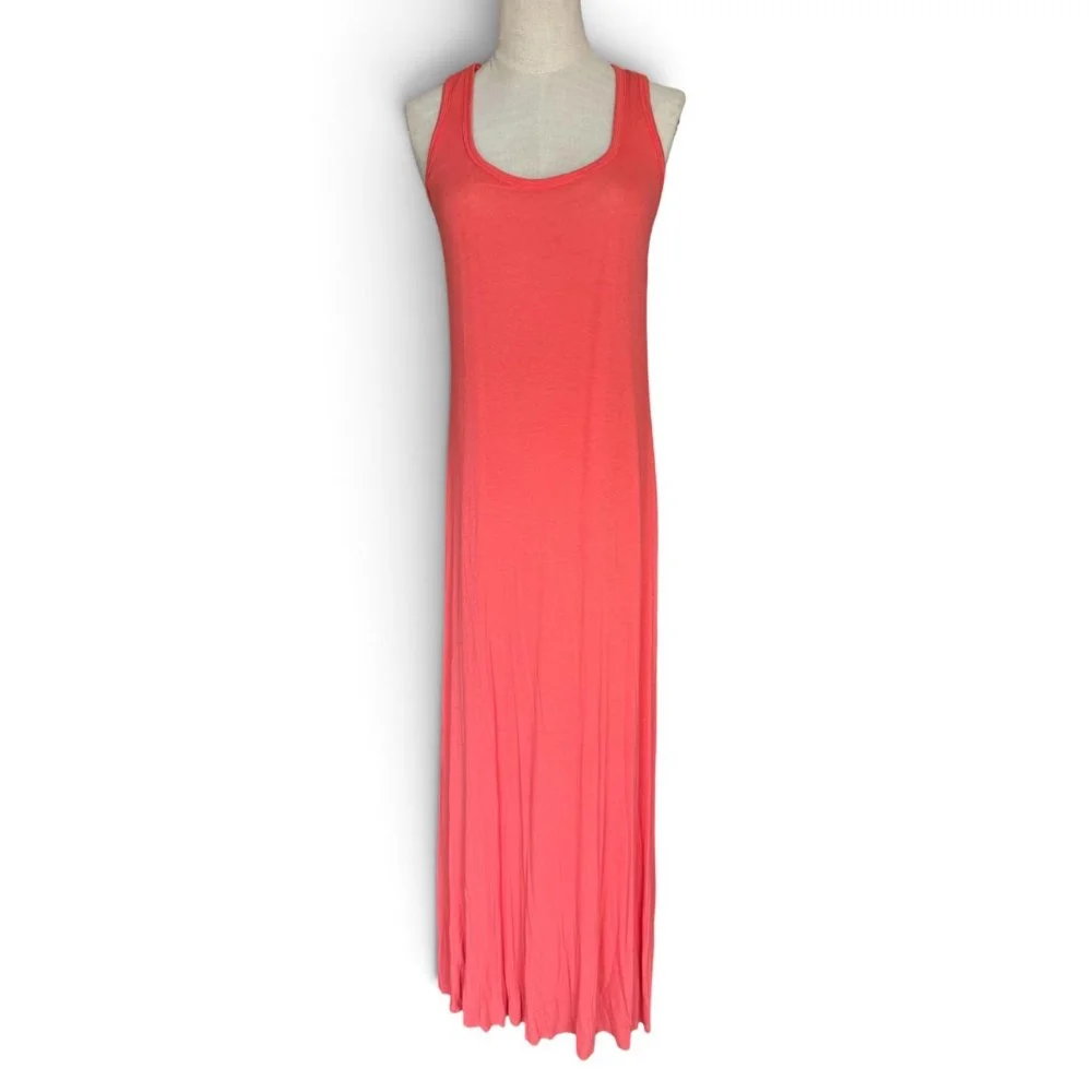 Vestido Coral Largo sin mangas