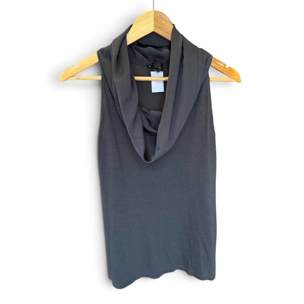 Blusita Gris Cuello Caido