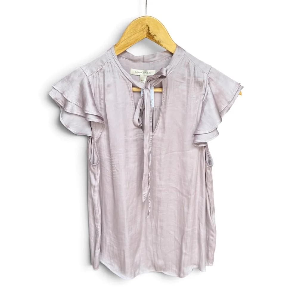 Blusa Lavanda Satinada
