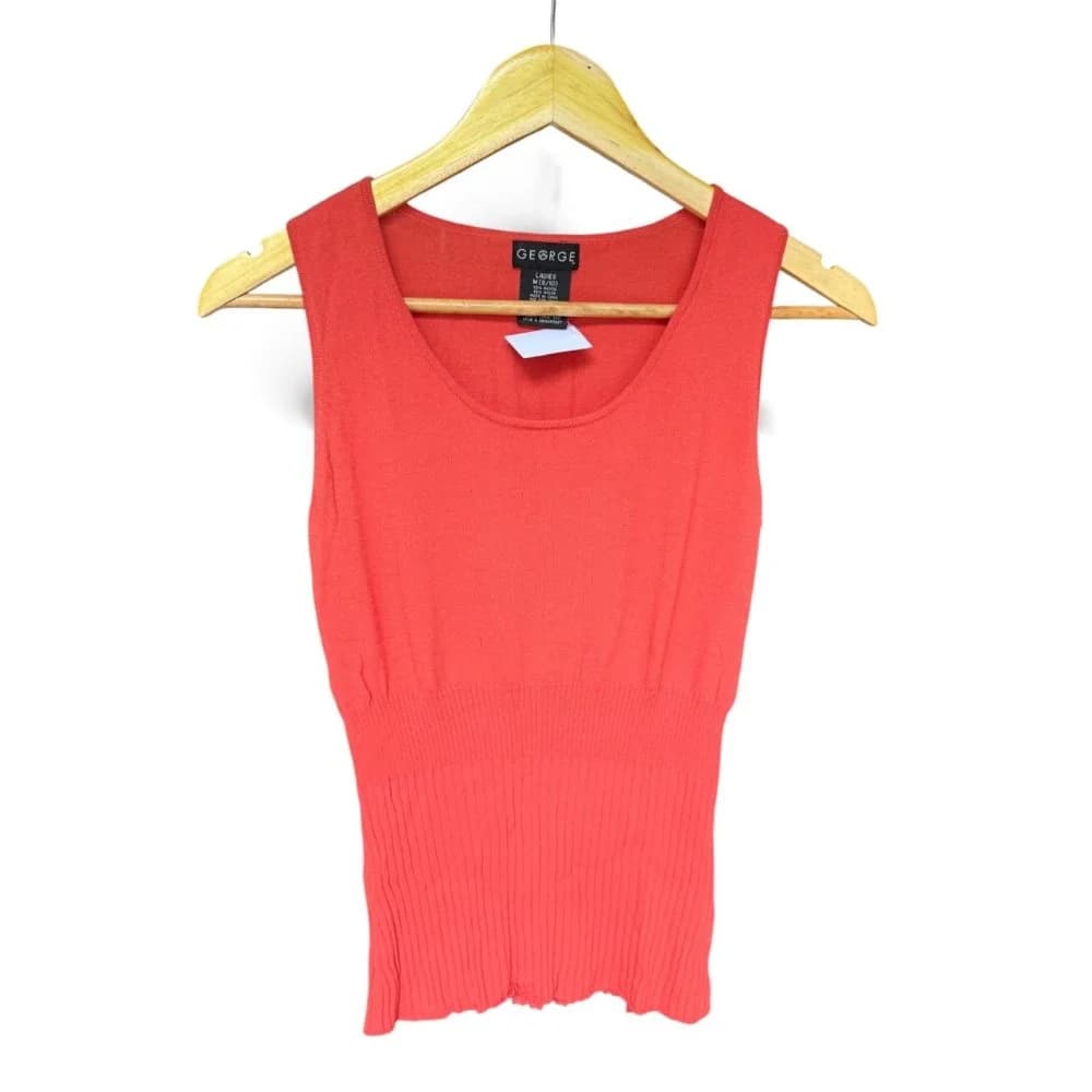Blusa Naranja Punto Elstizada