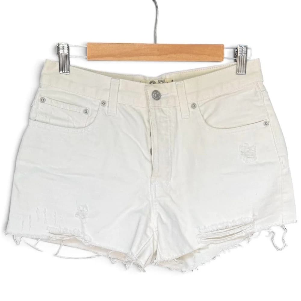 Short Blanco Jean Mini