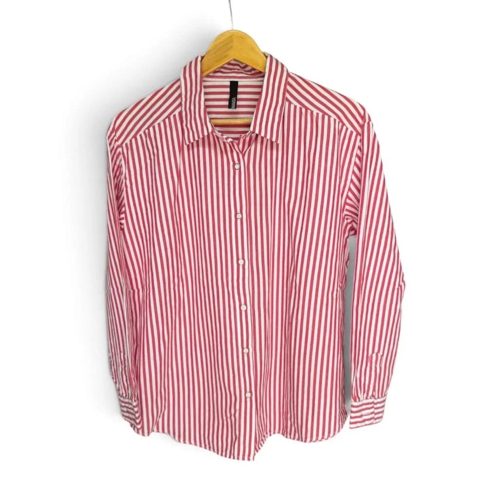Camisa A Rayas Roja y Blanca