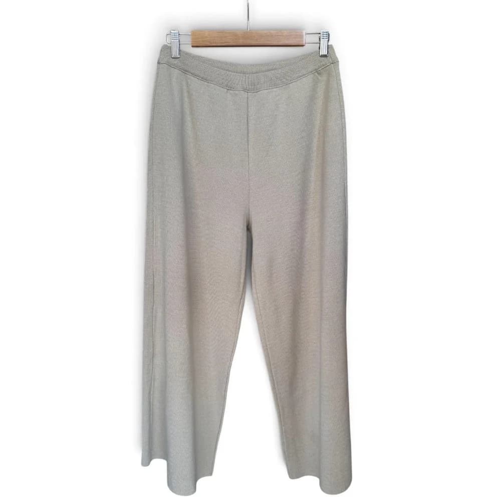 Pantalon Beige Wide Leg