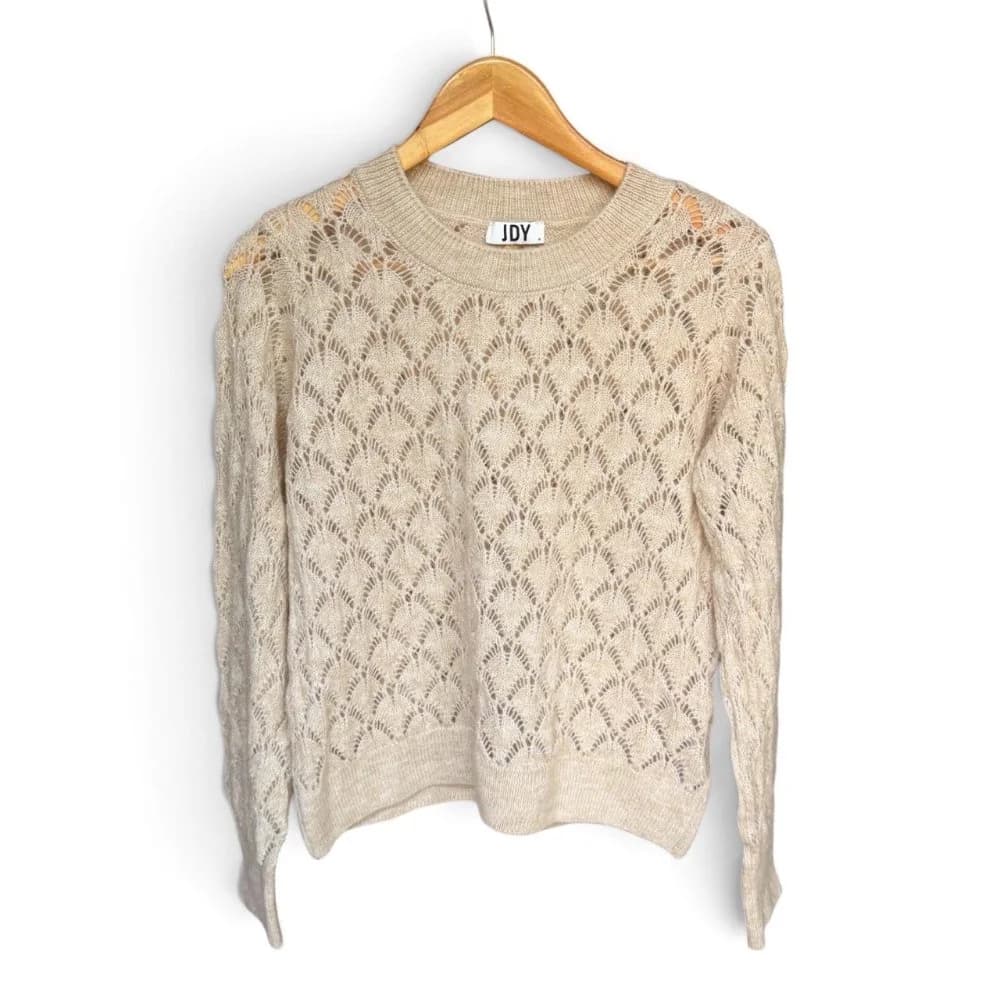 Sweater Beige Tejido tipo Lana