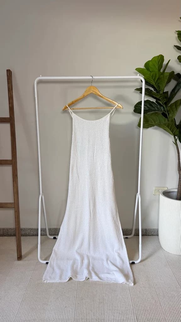 Vestido Tejido Blanco