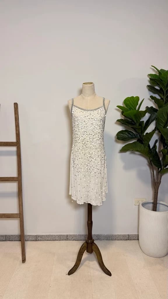 Vestido Playero con Lentejuelas