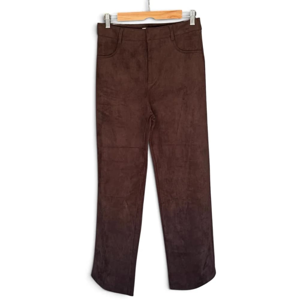 Pantalon Marron de Gamuza