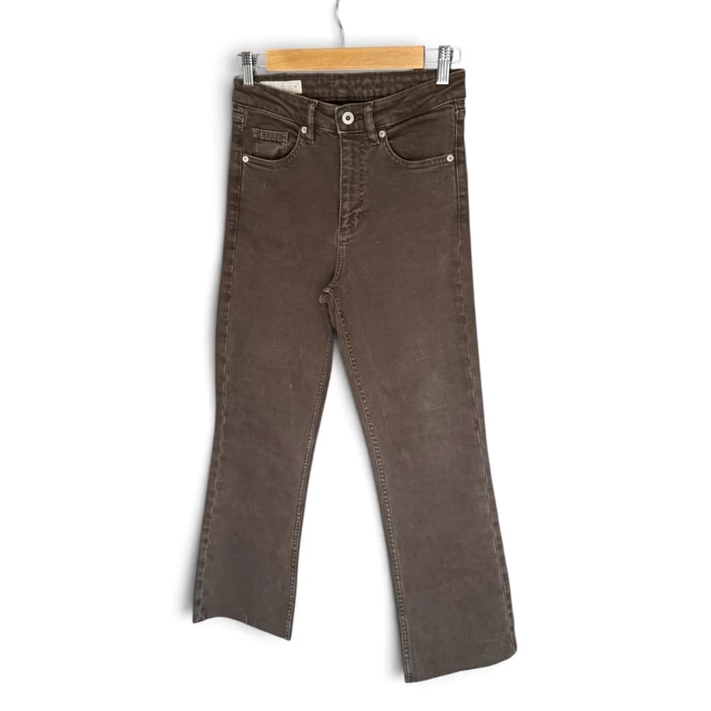 Jean Marron Ankle Cut