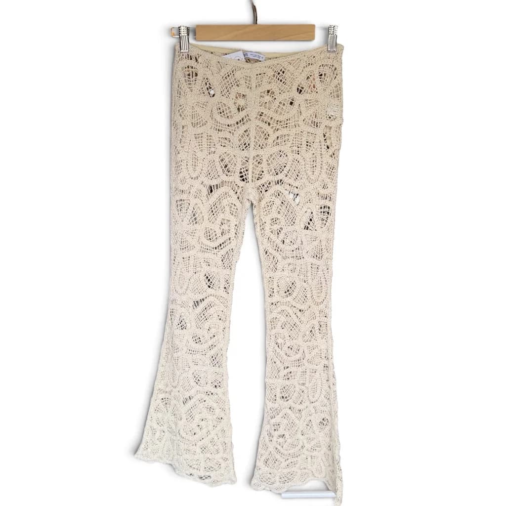 Pantalon Crudo Crochet