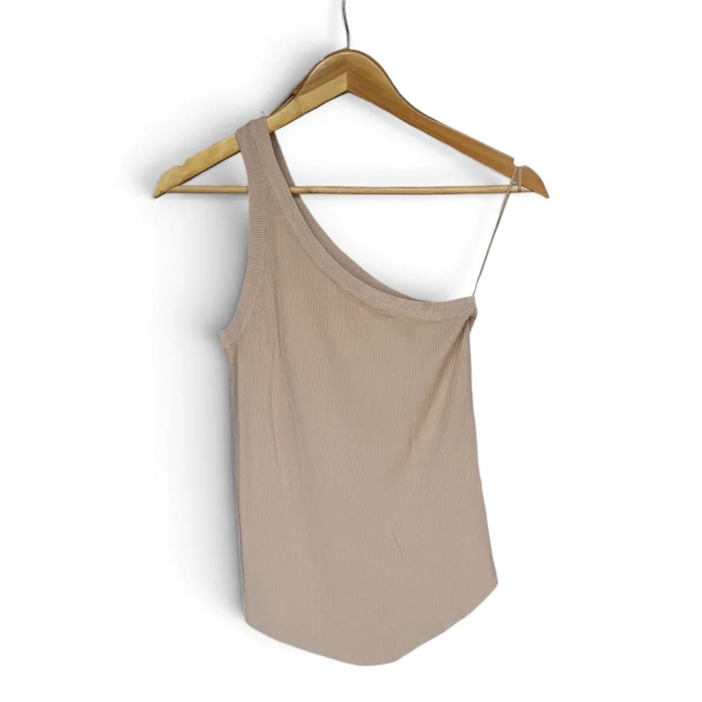 Blusita Beige Un Solo Hombro