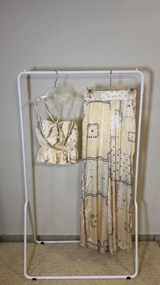 Set Boho satinado