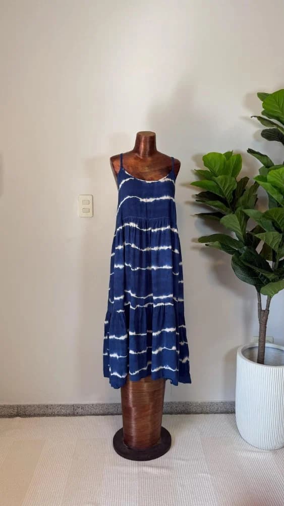 Vestido Tie Dye Midi Playero