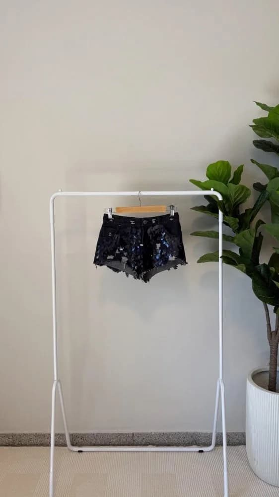 Short Mini con lentejuelas