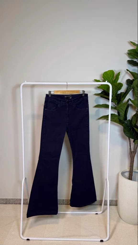 Jean bootcut Azul Oscuro