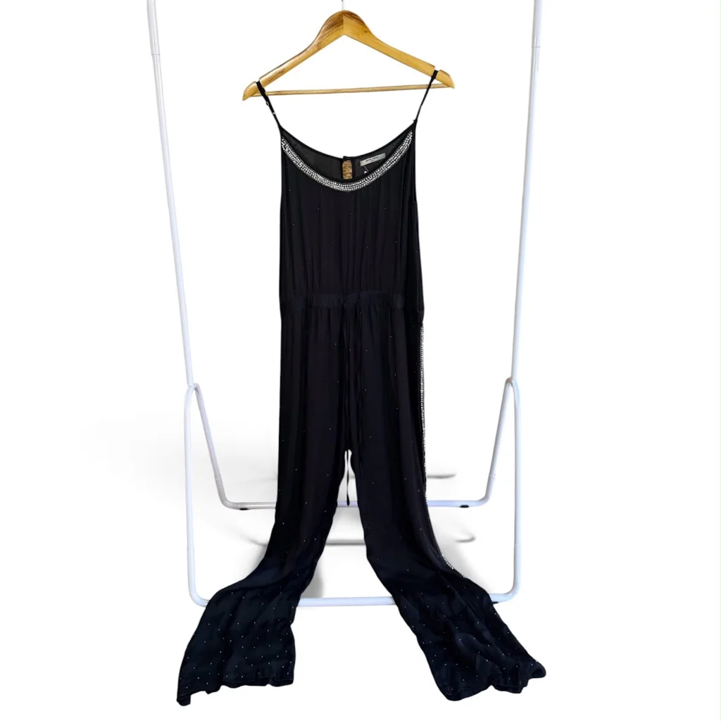 Enterizo Negro con Strass