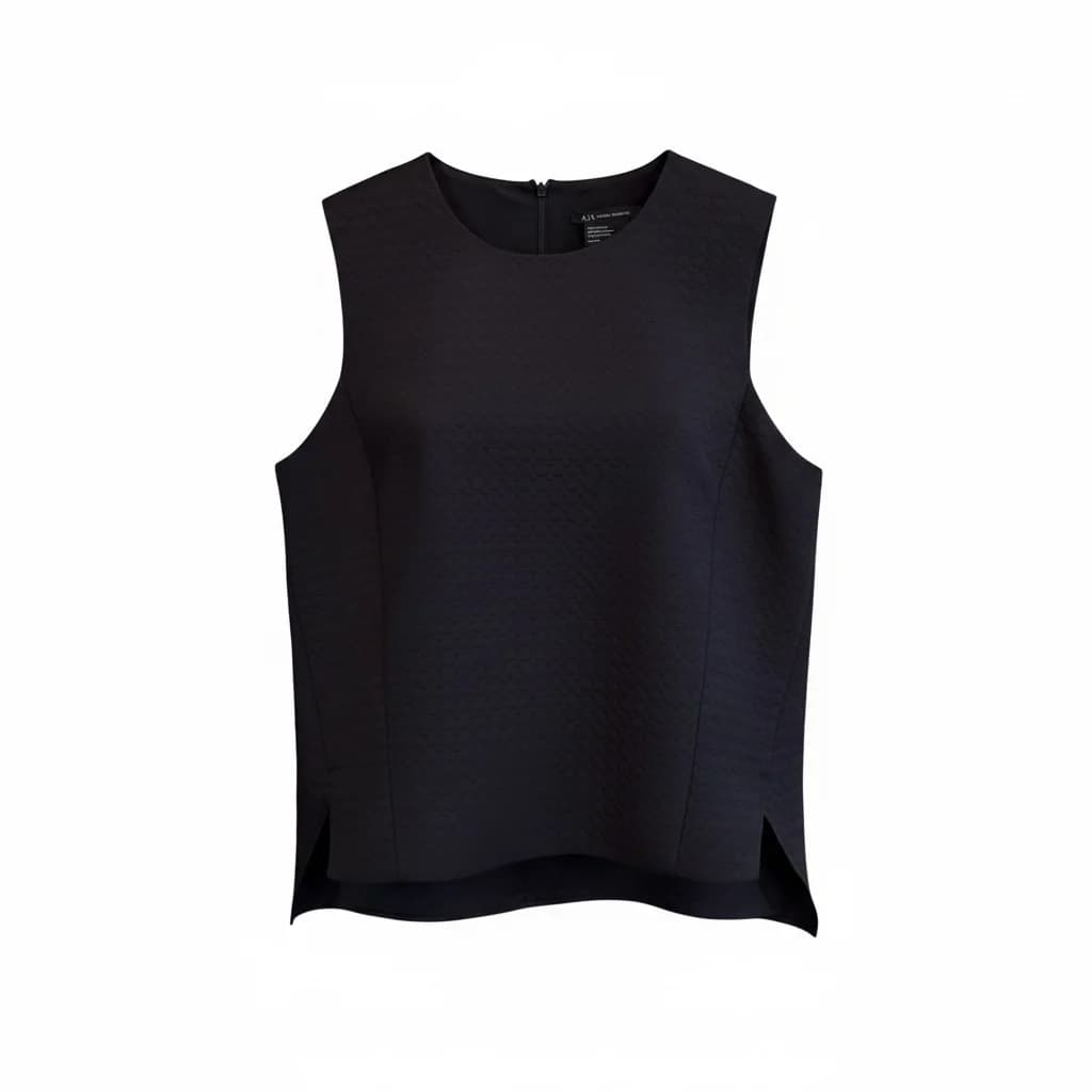 Blusa Negra Estructurada