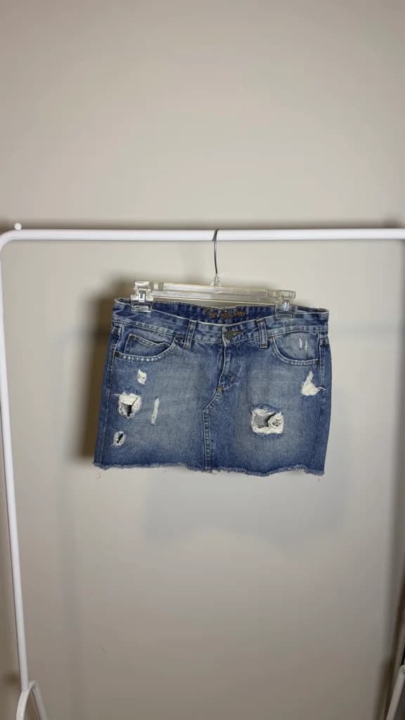 Pollera jean mini