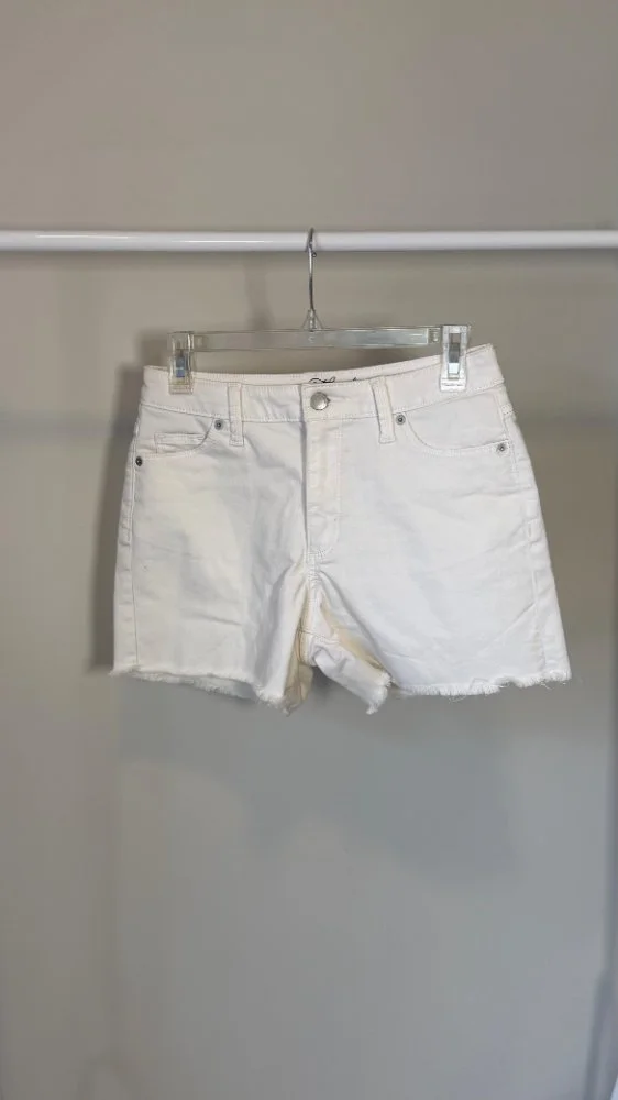 Short Jeans Blanco Elastizado