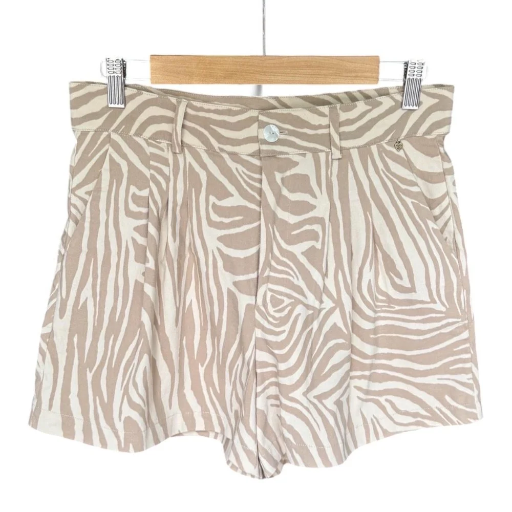 Short Cebra Beige