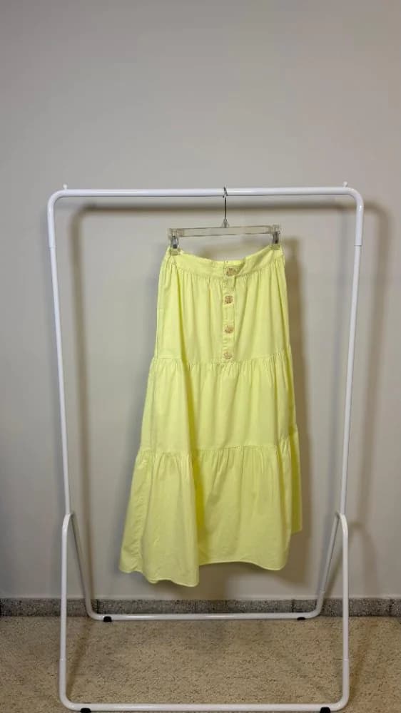 Pollera Midi Verde Lima